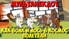 Анекдоты про зверей | Как Звери Ракету в Космос отправляли (1-я серия) | МультАнекдот.